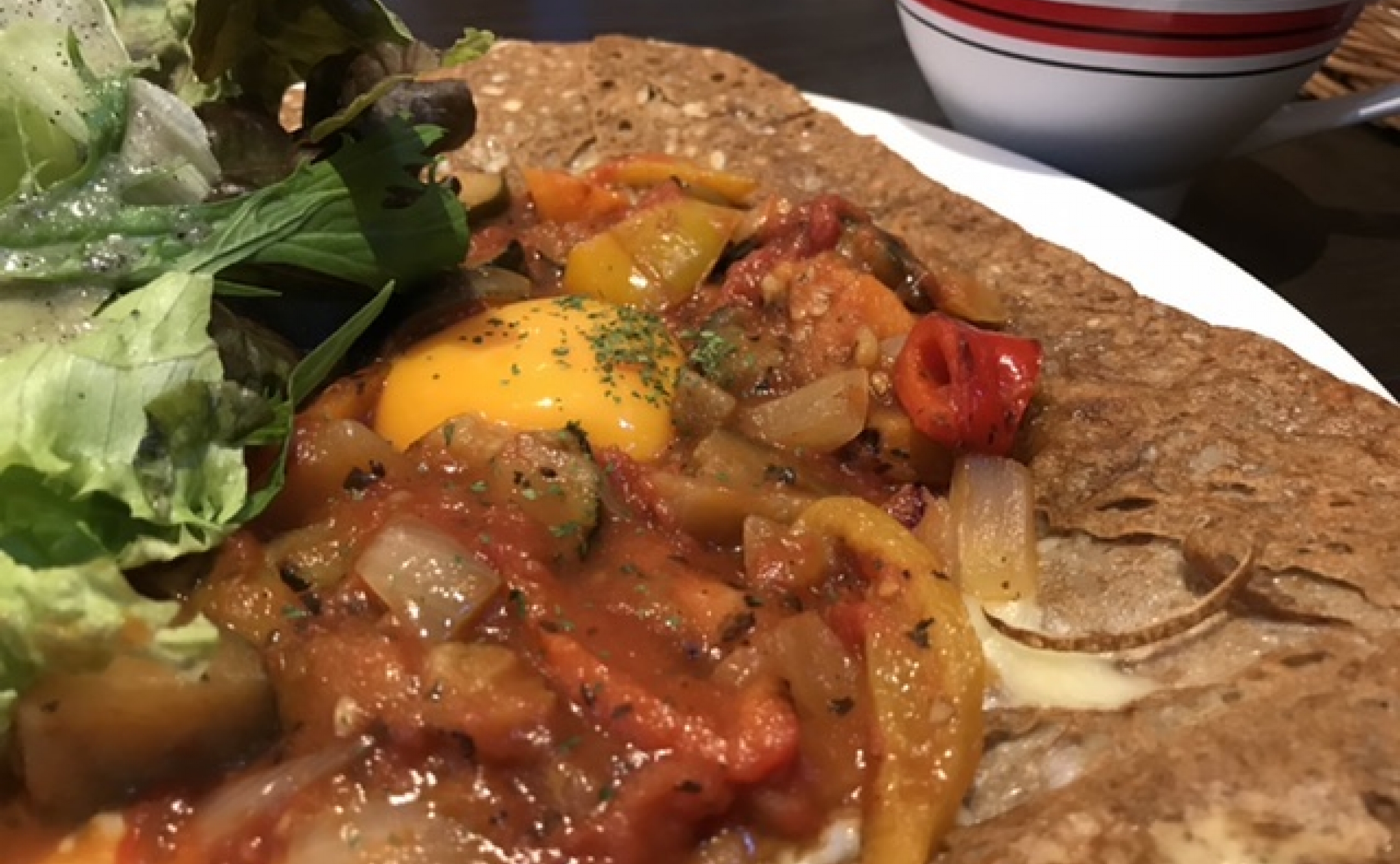 Le Breton でお洒落ガレットランチ Alcocca天神 アルコッカ 天神