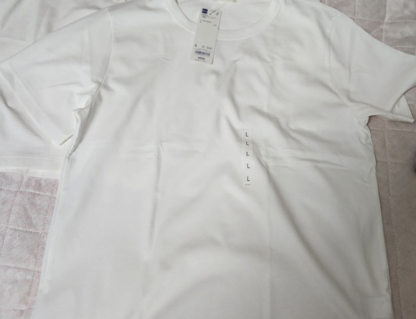 GUの白Tシャツげっとしました❗
